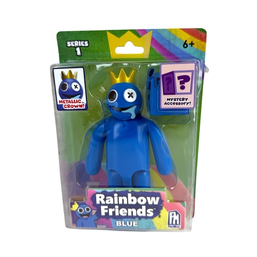 Rainbow Friends Blue‎ Action Figure 5" Series 1 PhatMojo New Sealed Toy